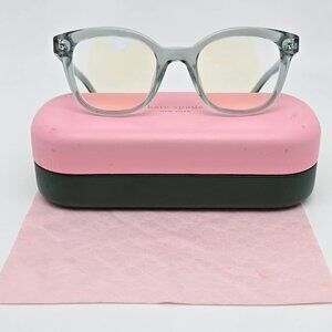 Kate Spade Tanea Crystal Grey Rhinestone Frame +1.50 Lens Reading Glasses w Case